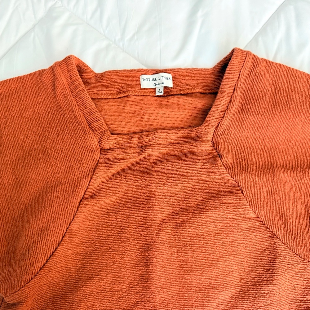 Texture & Thread Square-Neck Dress - Madewell - image 3